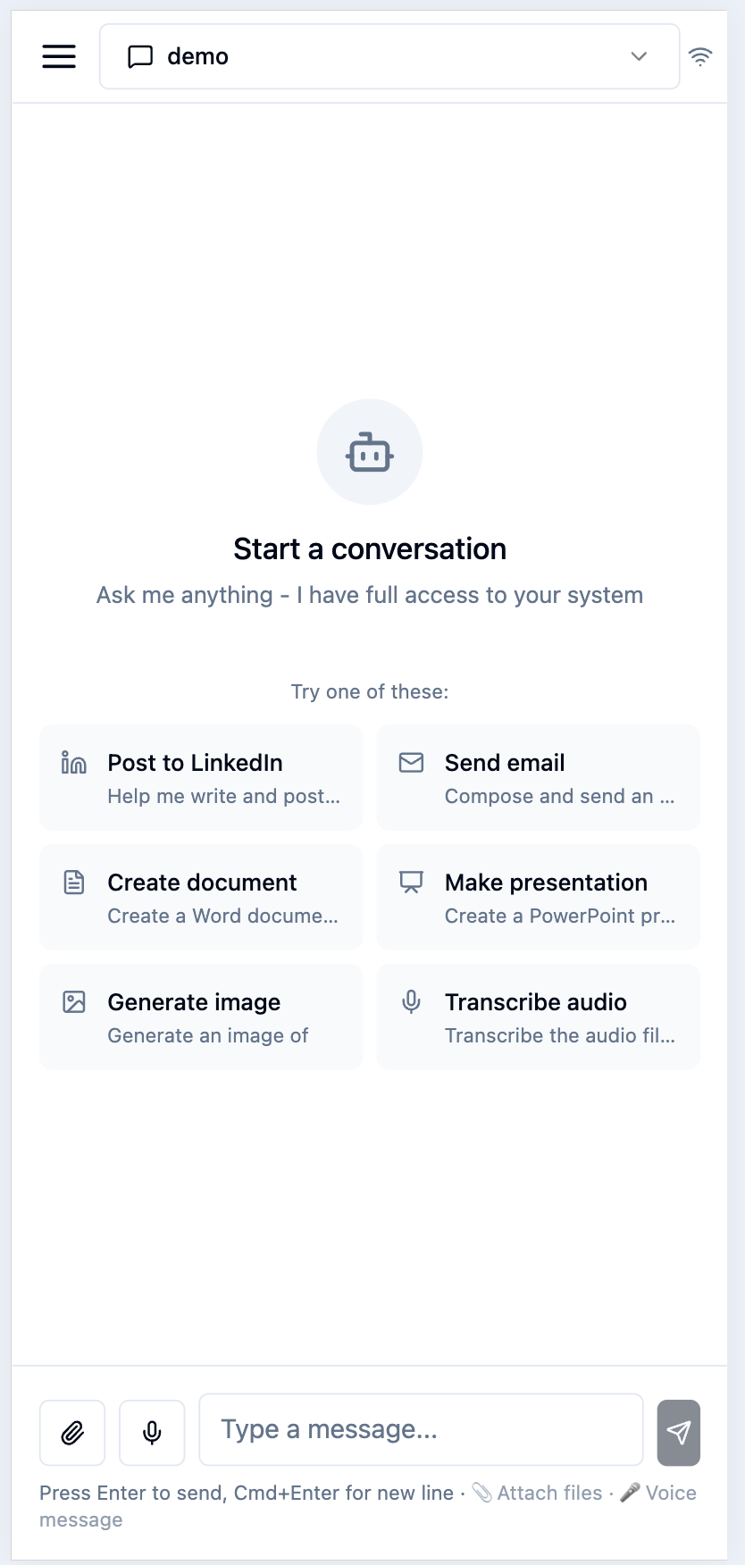 MyAgentive Mobile Web UI